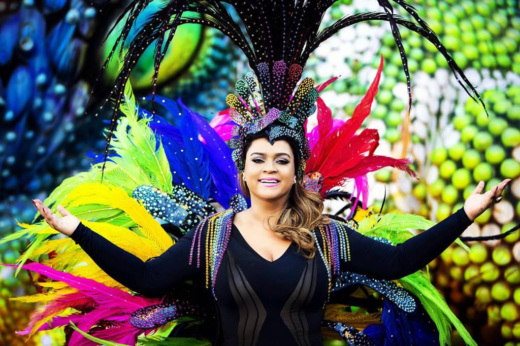 Preta Gil no carnaval de rua. Preta Gil no carnaval de rua.