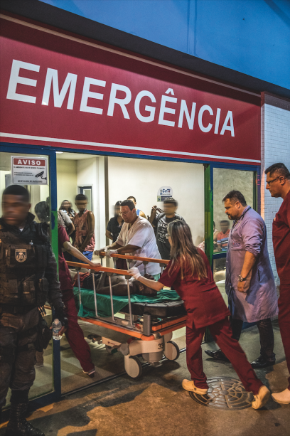 19h11: levados ao Centro de Trauma, tiveram a morte constatada