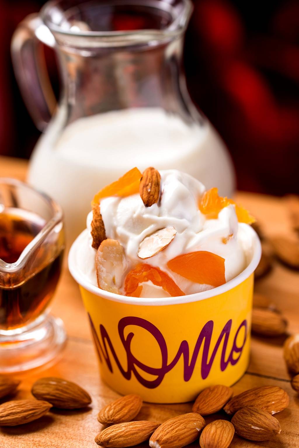 Três sobremesas com iogurte