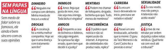 quadro de frases de Leo Dias