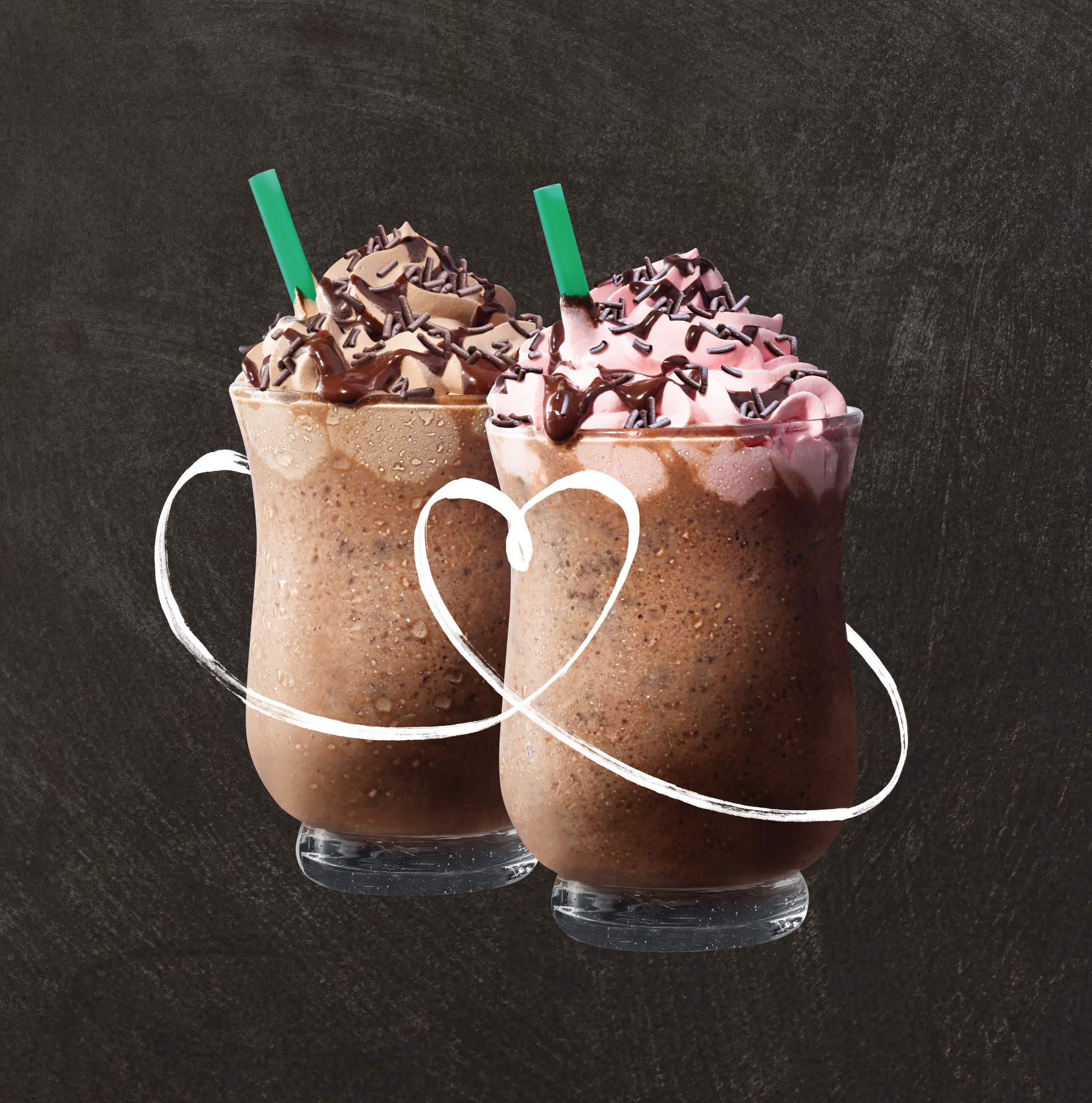 Starbucks lança sabores de frappuccinos para o Dia dos Namorados