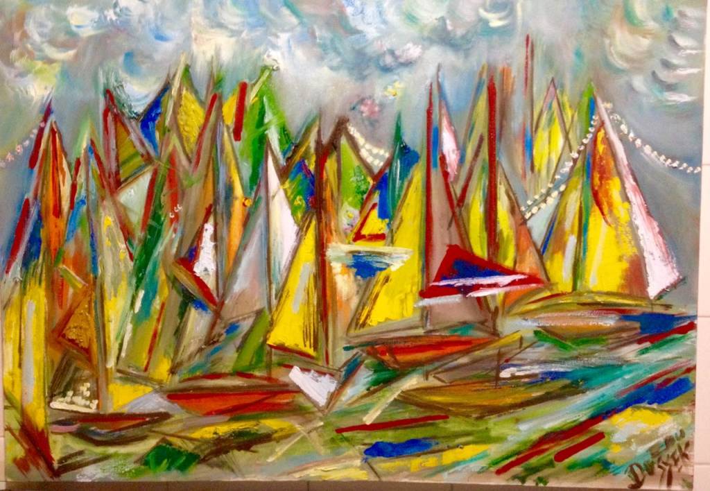 Cantor Eduardo Dussek mostra lado de artista plástico em exposição