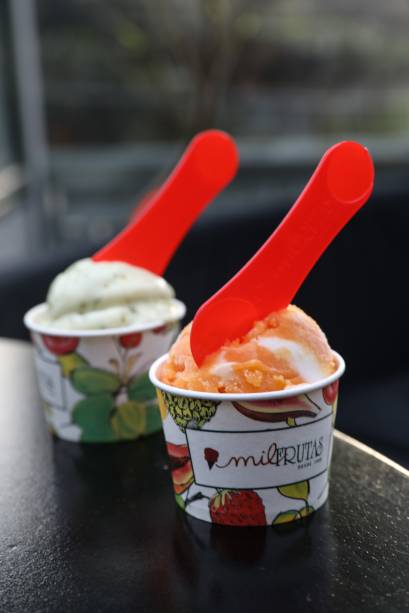 Delícias da sorveteria Mil Frutas Delícias da sorveteria Mil Frutas