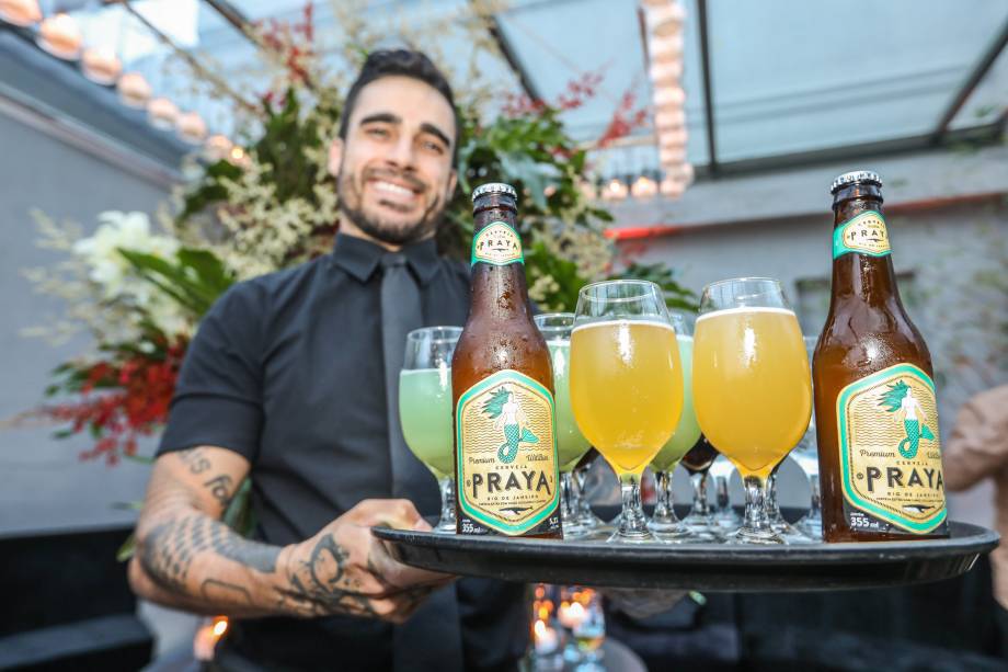 Também teve cerveja Praya para refrescar o evento Também teve cerveja Praya para refrescar o evento