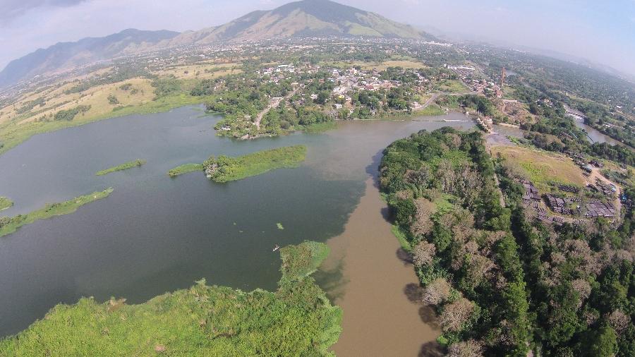 Rio do Guandu vista de cima