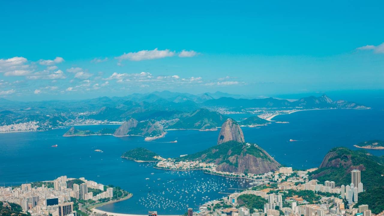 Vista aérea do Rio de Janeiro