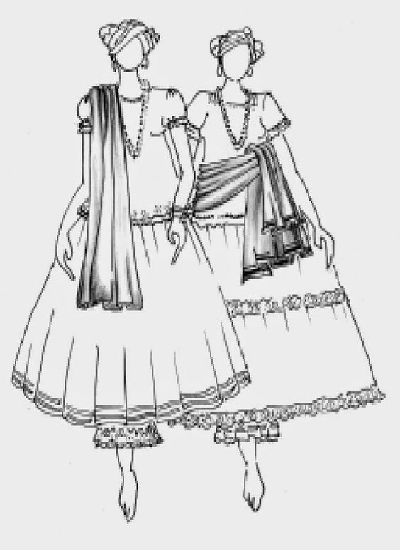 trajes das baianas