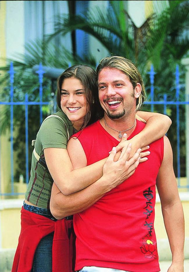 Priscila Fantin e Mario Frias no seriado “Malhação”, da Rede Globo.