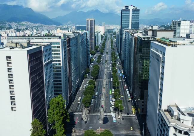 A Day in Rio de Janeiro as the City Begins to Shut Down