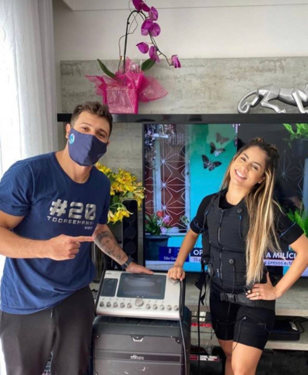 Aparelho de eletroestimulação se torna o queridinho de artistas e atletas