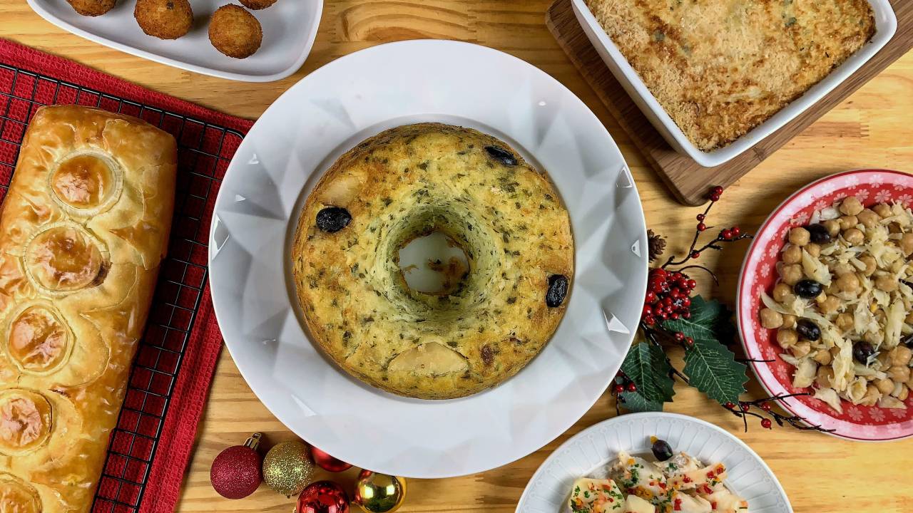 Ceia com bacalhau em cinco versões