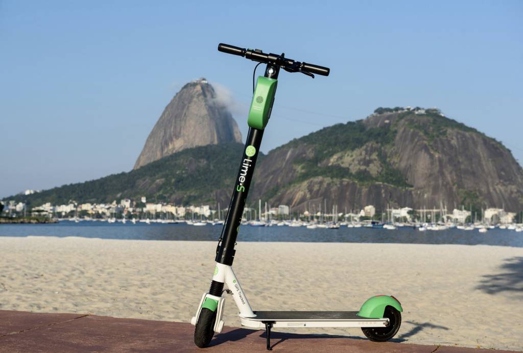 Aplicativo de transporte vai permitir aluguel de patinetes no Rio