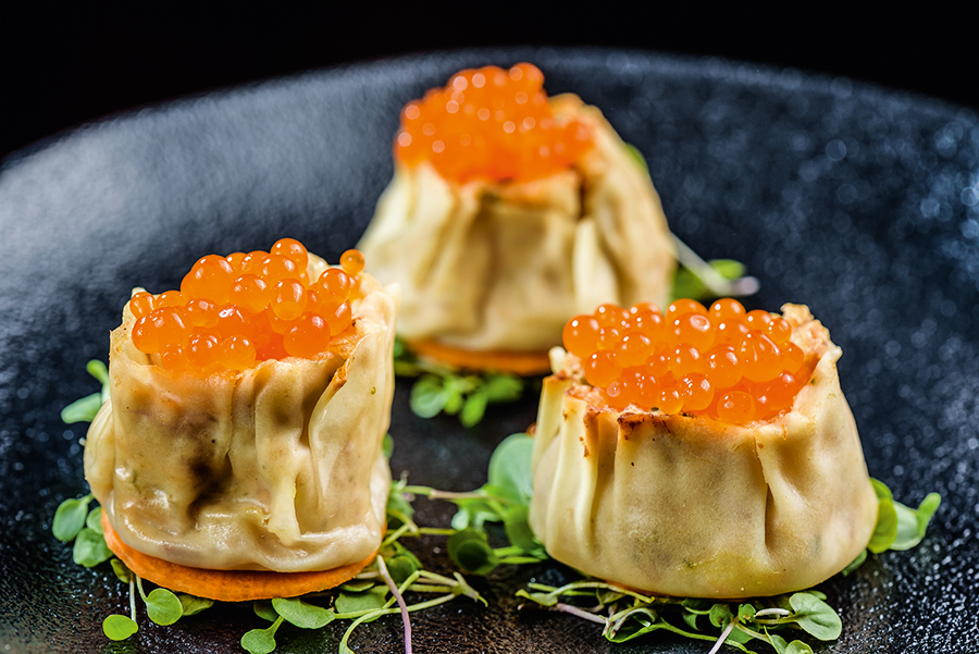 Mandarim: dim sum de porco