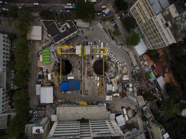 Obras da Estação Gávea do metrô sofrem impasses para conclusão