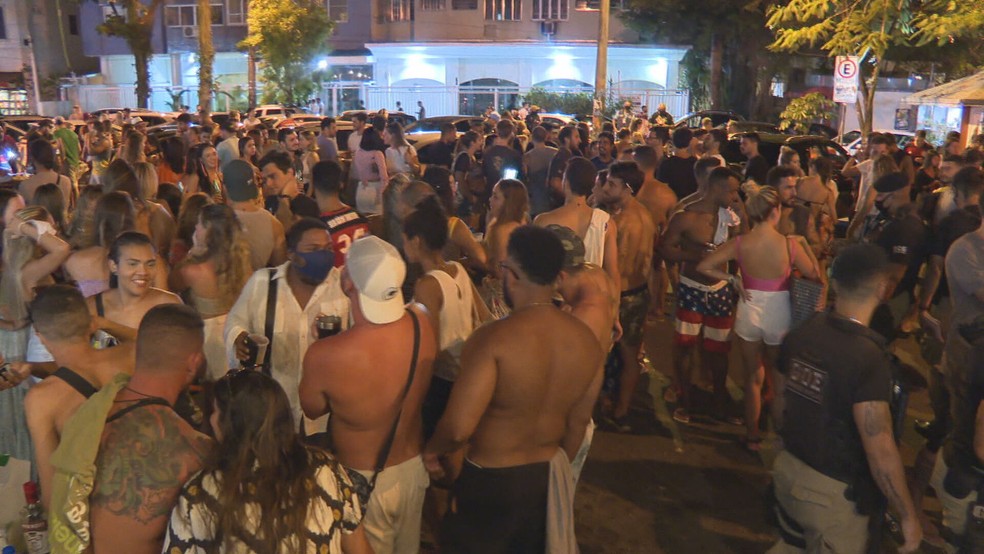 aglomeração no Leblon