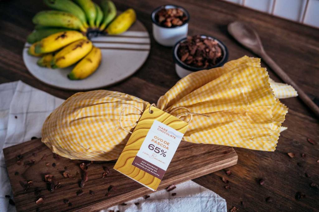 Maré Chocolate – Ovo de Chocolate com Banana Passa – Foto Max Velon 1 Maré Chocolate: ovo com banana-passa
