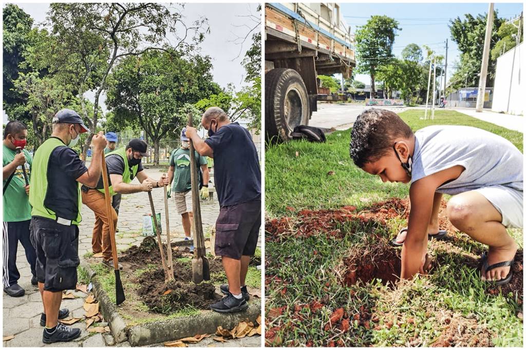 ARBORISTSA-URBANOS-5.jpg O grupo de voluntários Arboristas Urbanos concentra seus esforços na Zona Norte, onde o déficit verde é maior e favorece o surgimento de ilhas de calor. Parcerias de coletivos com a Fundação Parques e Jardins resultaram no plantio de 400 árvores desde janeiro