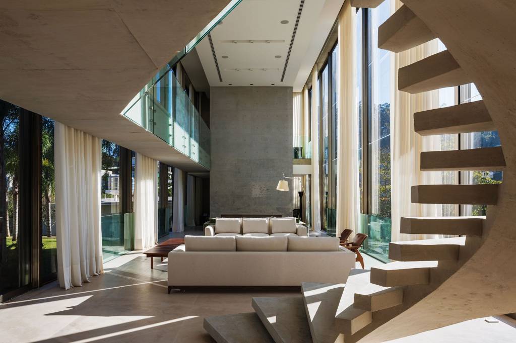 casa-trd-biselli-katchborian-arquitetos-associados-foto-nelson-kon-8 Casa TRD: concreto e vidro em casa contemporânea aberta à natureza