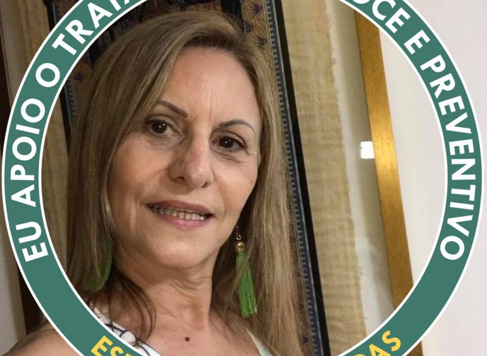 A imagem mostra Mara Regina Cordeiro Pezzino
