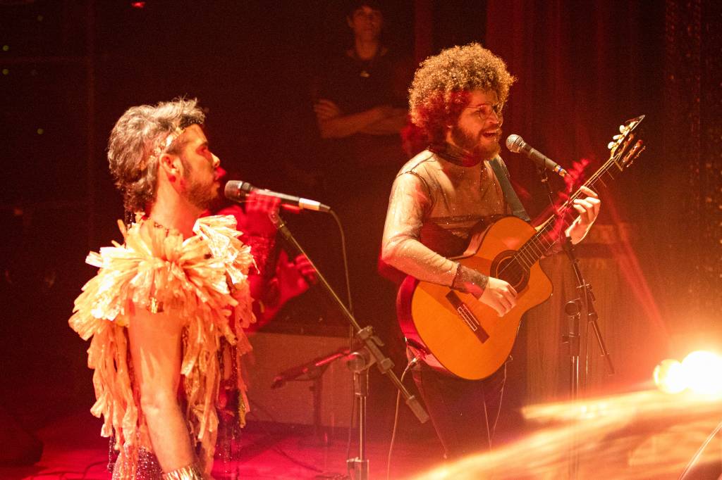 Almerio e Martins na Casa Julieta de Serpa