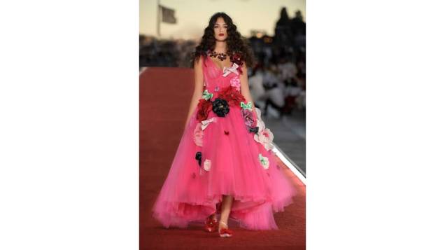 Look Alta Moda Dolce & Gabbana Verão 2022 Look Alta Moda Dolce & Gabbana Verão 2022