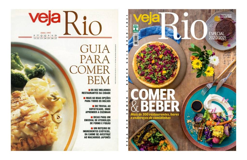 Comer & Beber 25 anos: um #tbt das capas do guia desde a primeira edição
