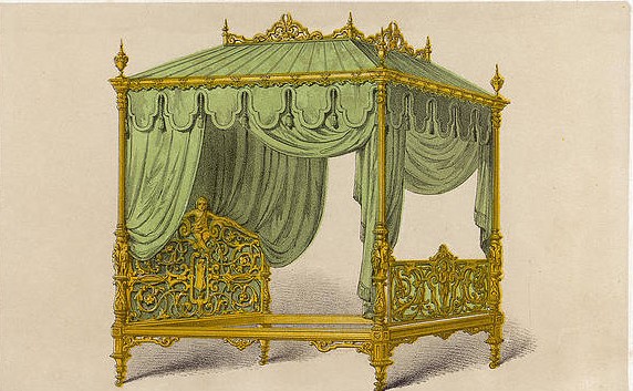 Dossel: a cama das princesas medievais ganhou nova releitura