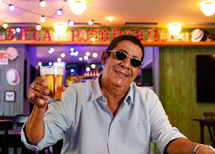 Zeca Pagodinho: bar tem três unidades