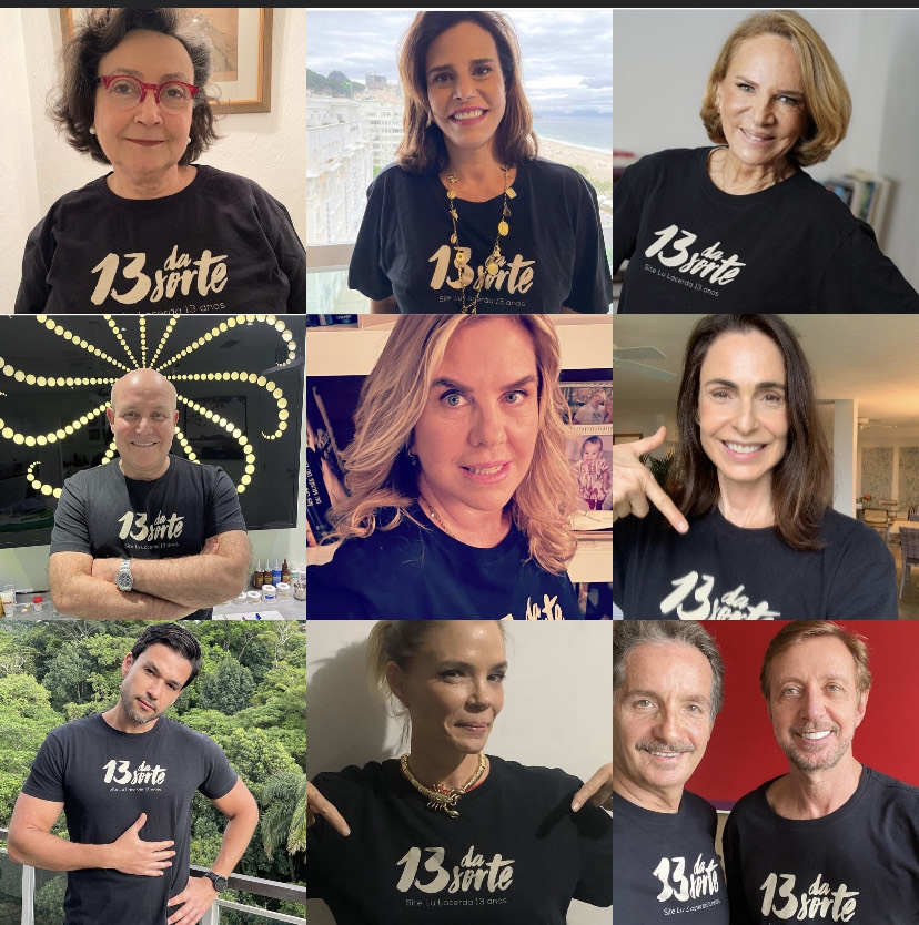 Lu Lacerda celebra o treze da sorte e gera repercussão na Internet