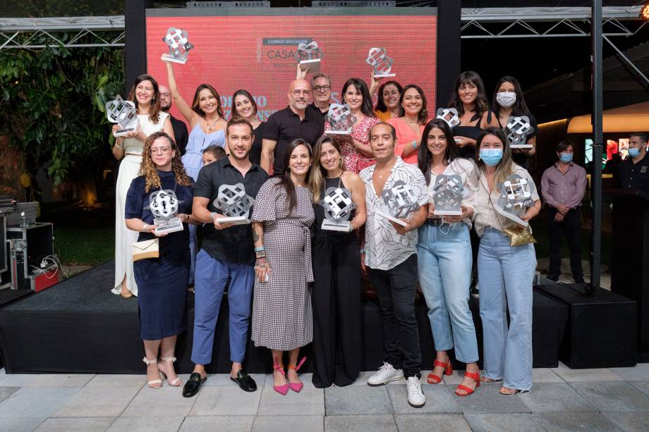 Os vencedores da noite. Os vencedores da noite.