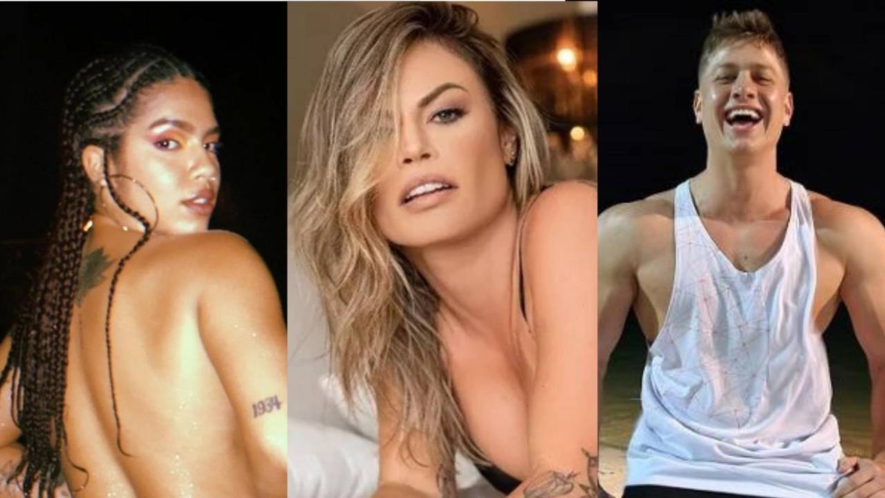 Foto mostra ex-BBBS posando para fotos íntimas