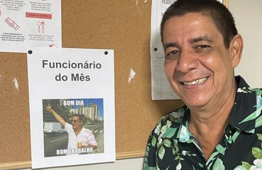 Zeca Pagodinho é eleito ‘funcionário do mês’ em… salão de beleza
