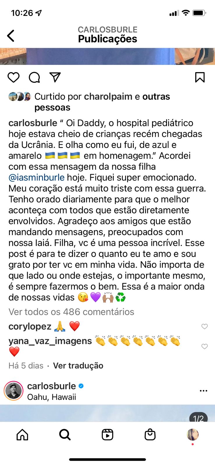 post Burle post de Carlos Burle