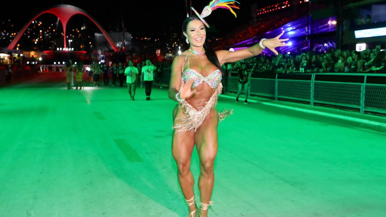 Gracyanne Barbosa: doida para voltar a cruzar a avenida