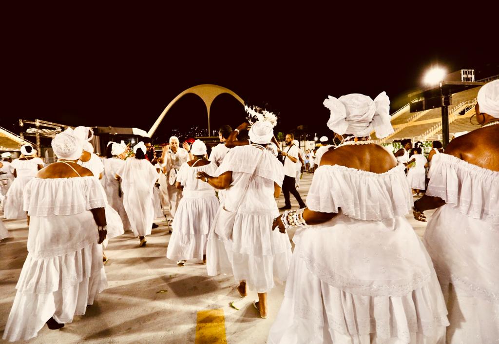 Foto mostra baianas na pista