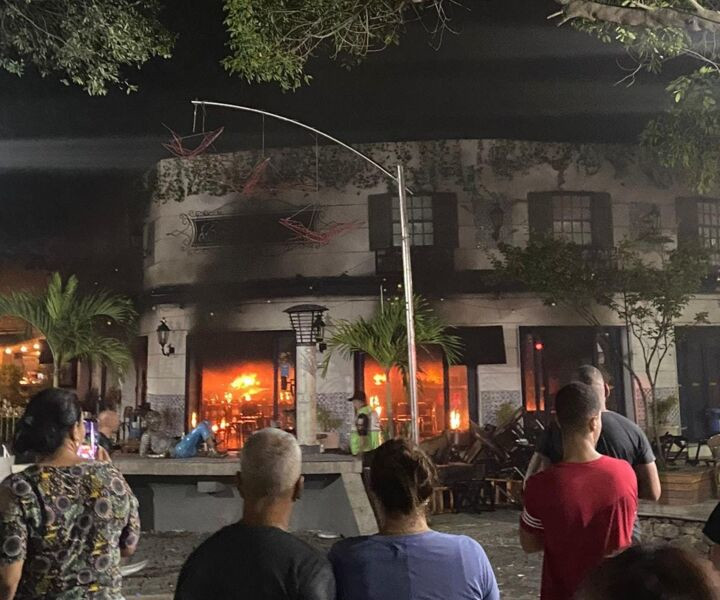 A causa do incêndio que destruiu o Boteco Boa Praça, no Leblon