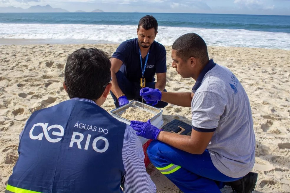 Projeto de monitoramento das areias das praias