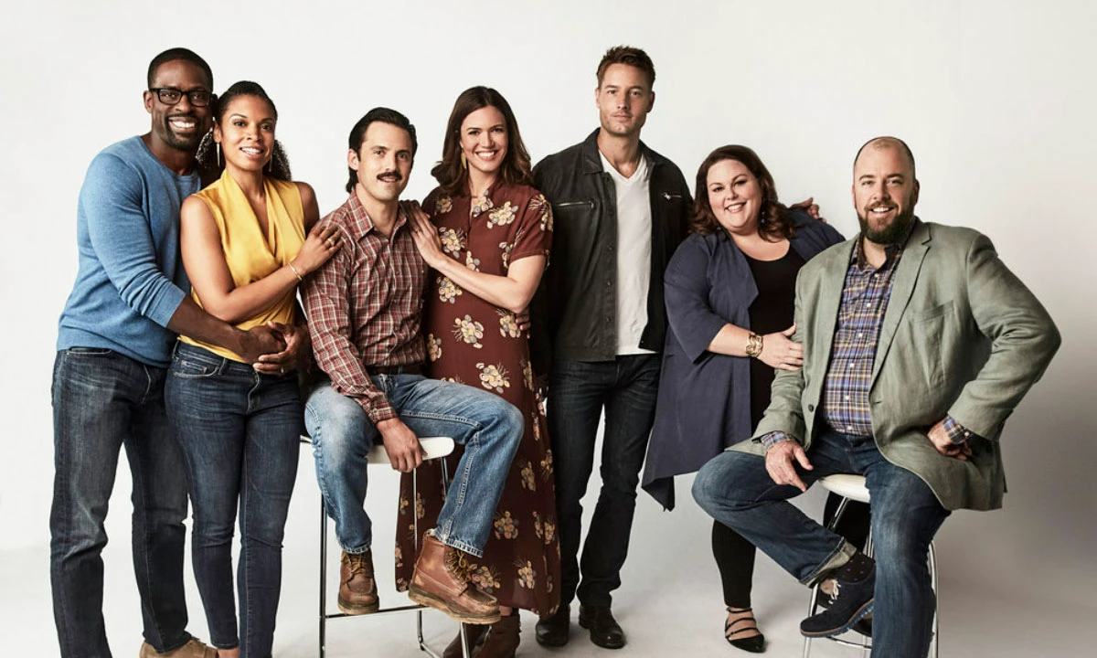 Os cinco personagens do elenco principal de This is Us