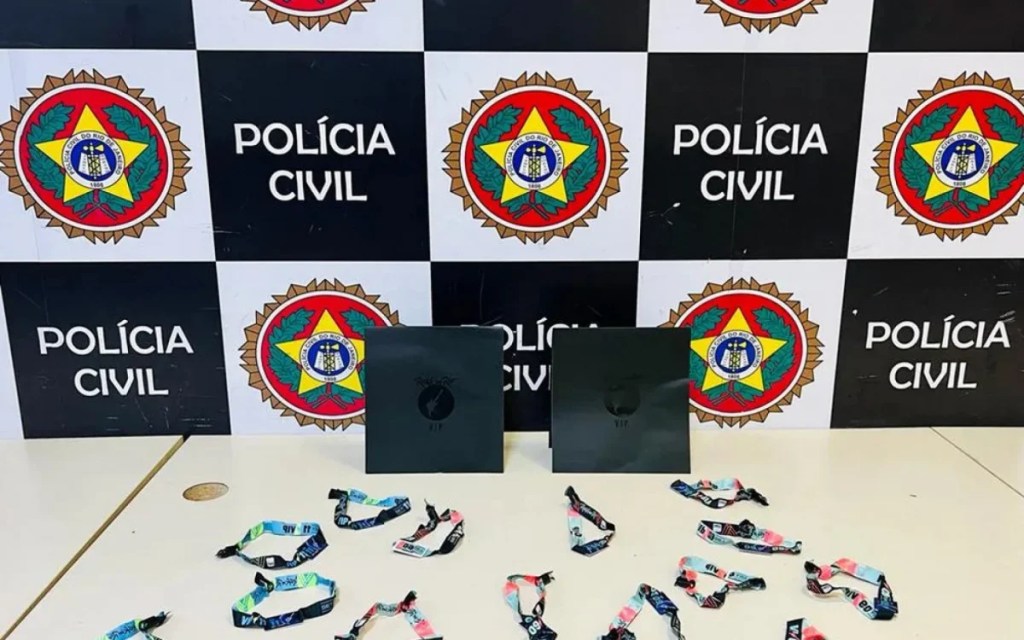 Polícia apreende pulseiras VIP do Rock in Rio vendidas ilegalmente