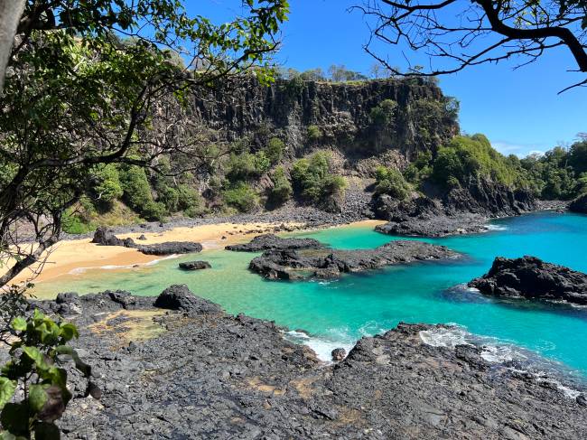 Baía dos Porcos Noronha A Baía dos Porcos, em Fernando de Noronha