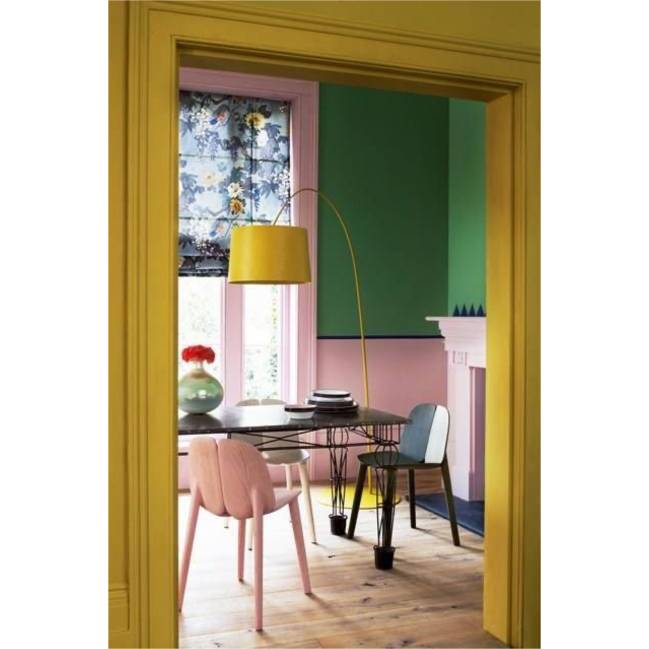 Decoração verde e amarelo