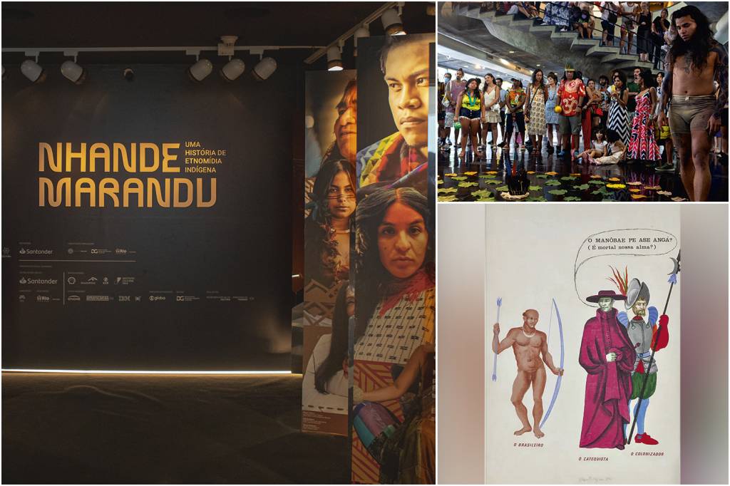 Nhande.jpg Em cartaz no Museu do Amanhã (à esq.) e no MAM (à dir.): obras e performances de indígenas