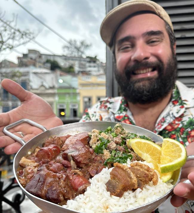 Para celebrar o Santo Guerreiro, Raphael Vidal criou o Circuito de Feijoadas.