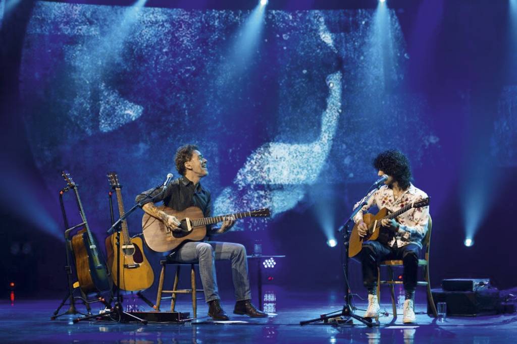 Ex-Titãs Arnaldo Antunes e Nando Reis voltam a fazer shows juntos