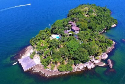 Foto mostra Ilha do Japão de cima