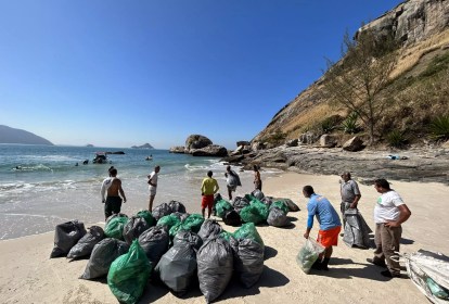 Guaratiba: resultado do mutirão mostrou o alto grau da sujeira