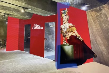 Foto mostra Carmen Miranda