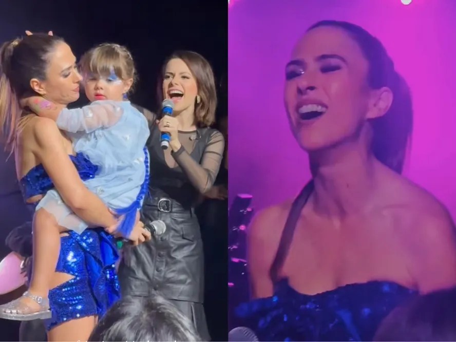 Os destaques da festa de Tatá Werneck, que teve shows de Sandy e É O Tchan