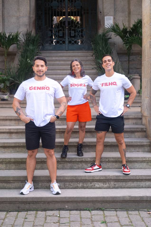 O trio que participará da primeira edição do Ilhados com a Sogra O trio que participará da primeira edição do Ilhados com a Sogra