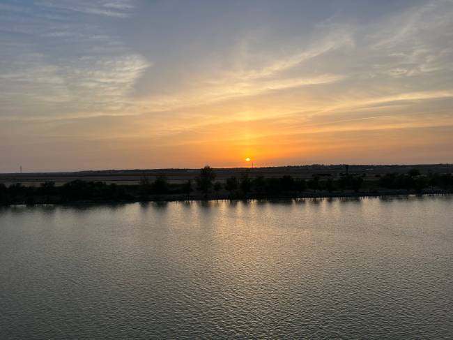 Pôr do sol no Swan Hellenic Pôr do sol Swan Hellenic Diana